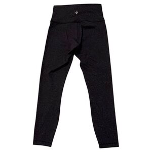 Lululemon Align High-Rise leggings in a black leopard daisy emboss print - Small